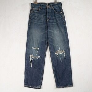 Ariat Tomboy Straight Ultra High Rise Distressed Jeans Womens 27R Medium Wash
